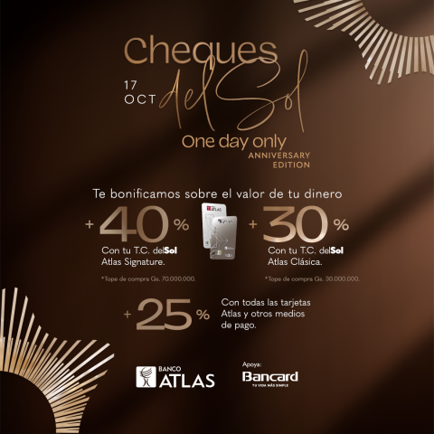 Cheques delSol Anniversary Edition 